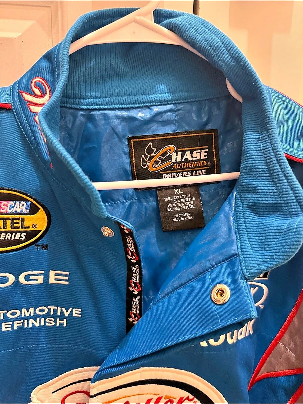 Chase Authentics Rusty Wallace Miller Lite Last Call Drivers Line Racing Jacket - Picture 3 of 4